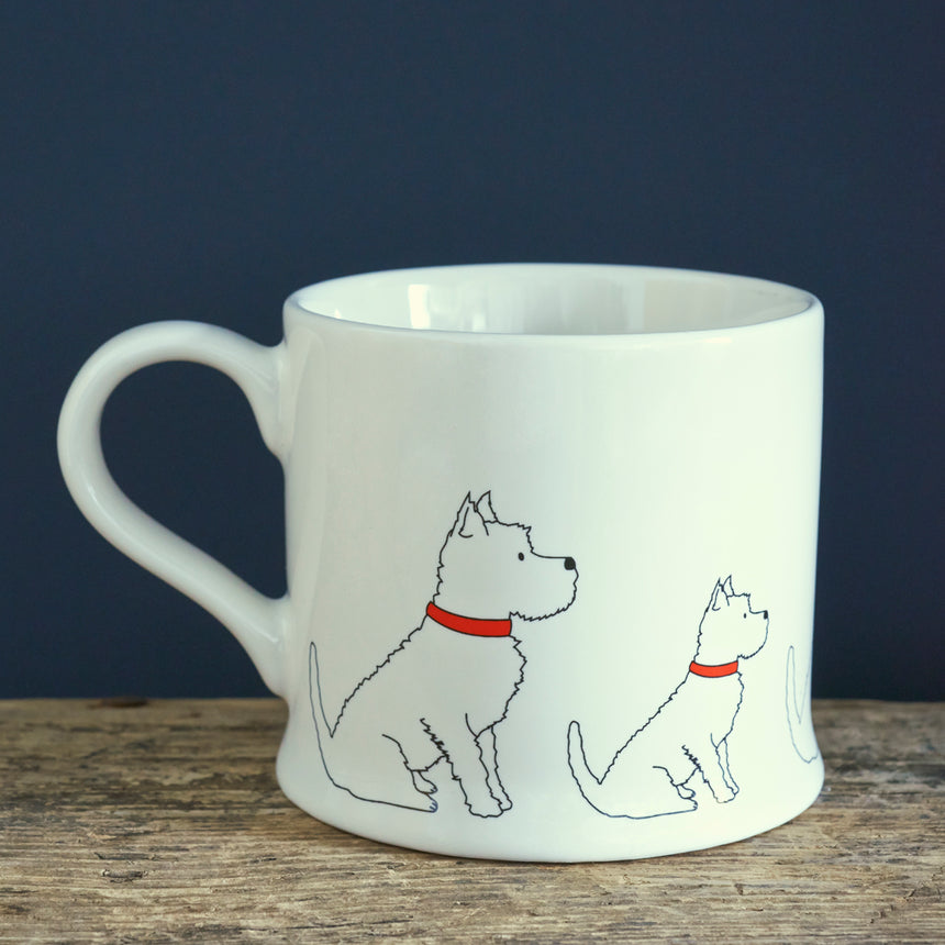 Sweet William Ceramic Mug, Westie