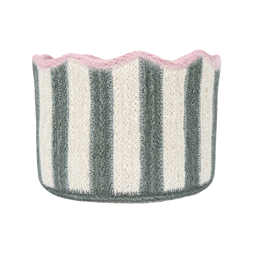 The Braided Rug Company Tulip Basket, Fig