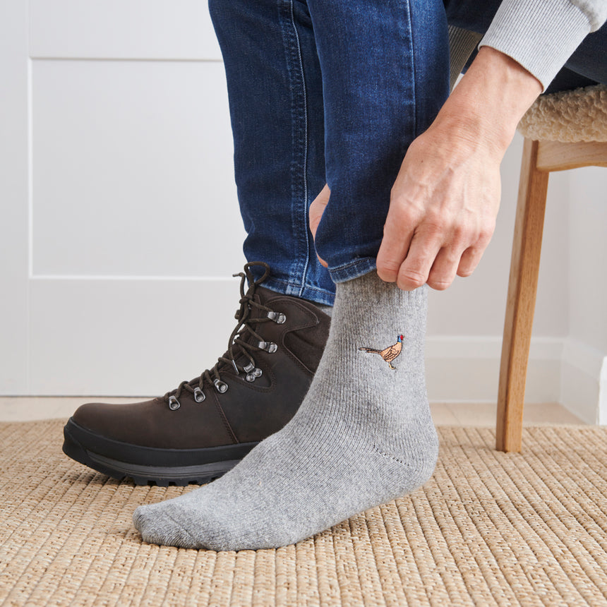 Sweet William Countryside Walking Socks, Pheasant