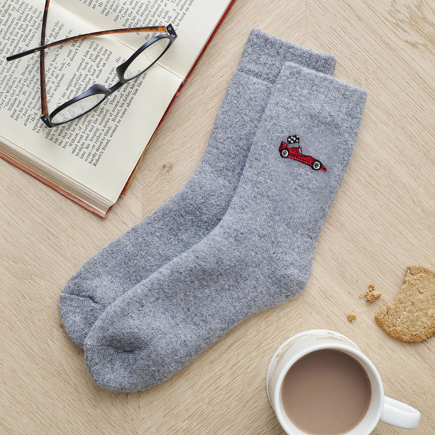 Sweet William Sport Walking Socks , Formula One Racing Car ( Red )