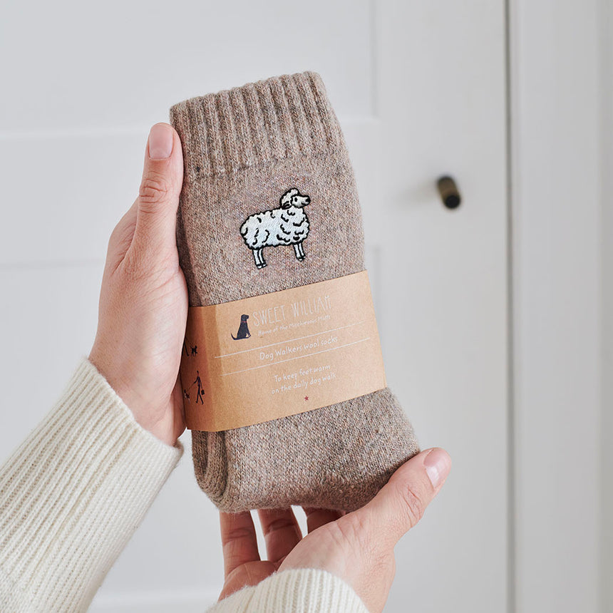 Sweet William Countryside Walking Socks, Sheep