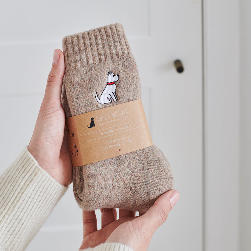 Sweet William Dog Walker Socks, Westie