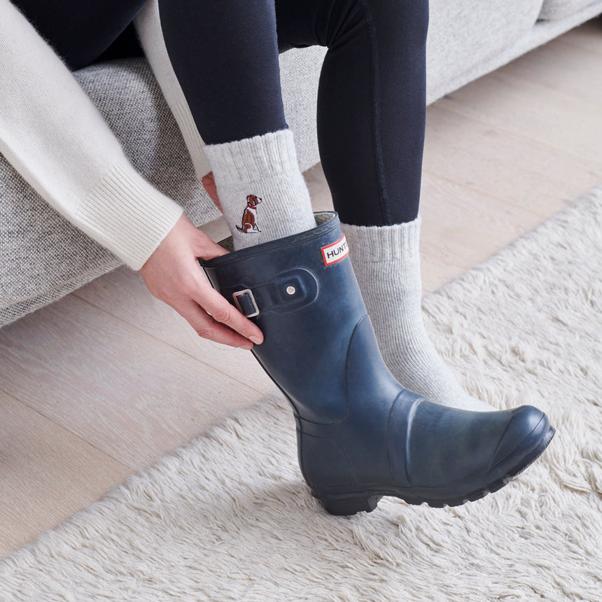 Sweet William Dog Walker Socks, Springer Spaniel