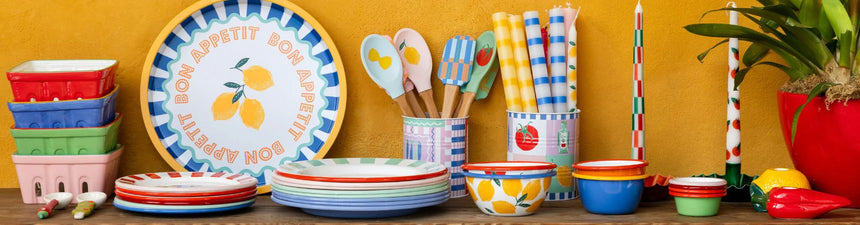 Talking Table Food Icons Silicone Spatula, Geo