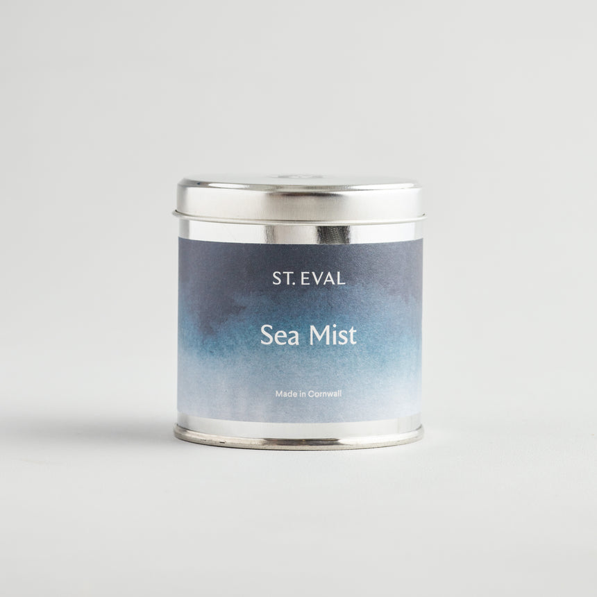 St Eval Sea Mist Scented Tin Candle