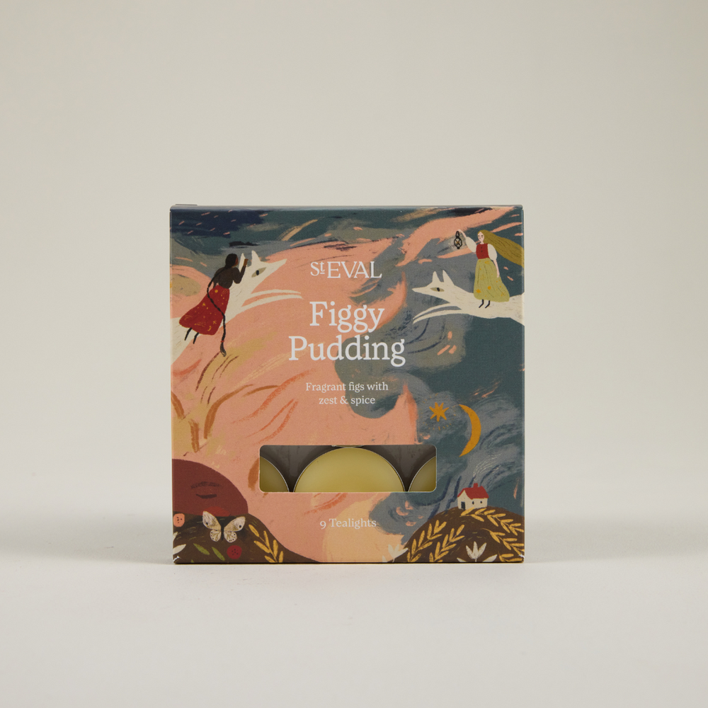 St Eval Winter Edition Figgy Pudding Scented Tealights (Set of 9)