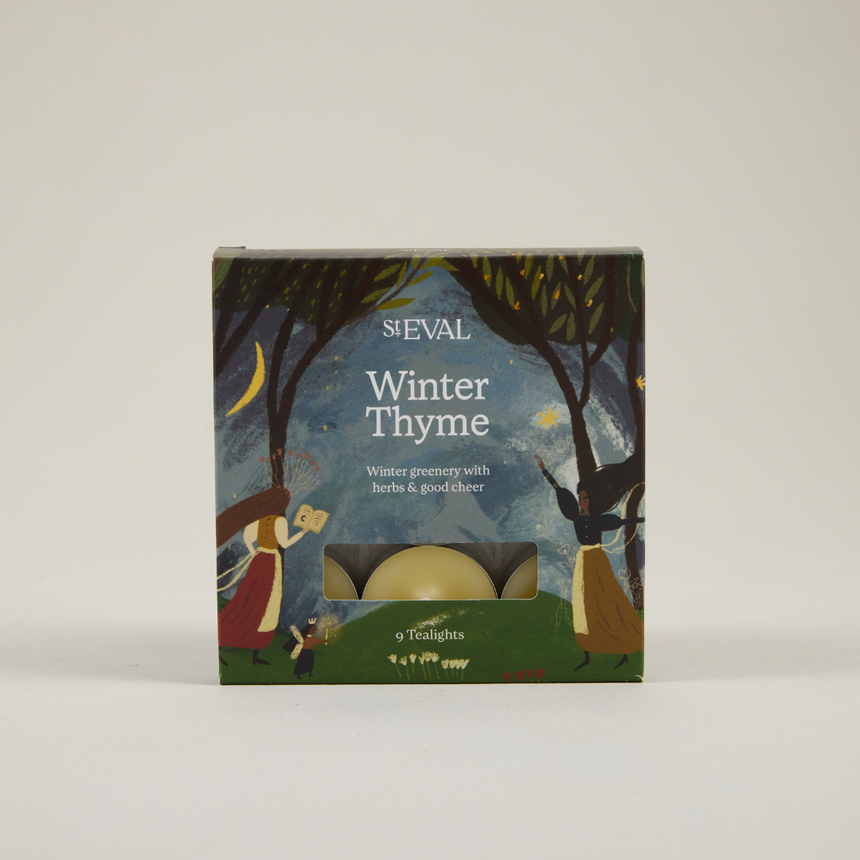 St Eval Winter Edition Winter Thyme Scented Tealights, (Set Of 9)