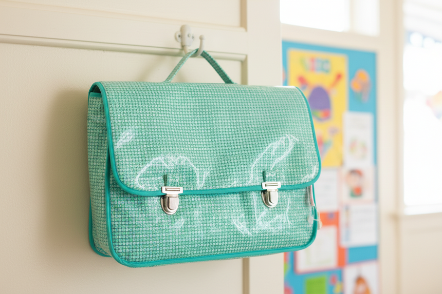 Petit Pan kiko Children Satchel Backpack, Sea Green