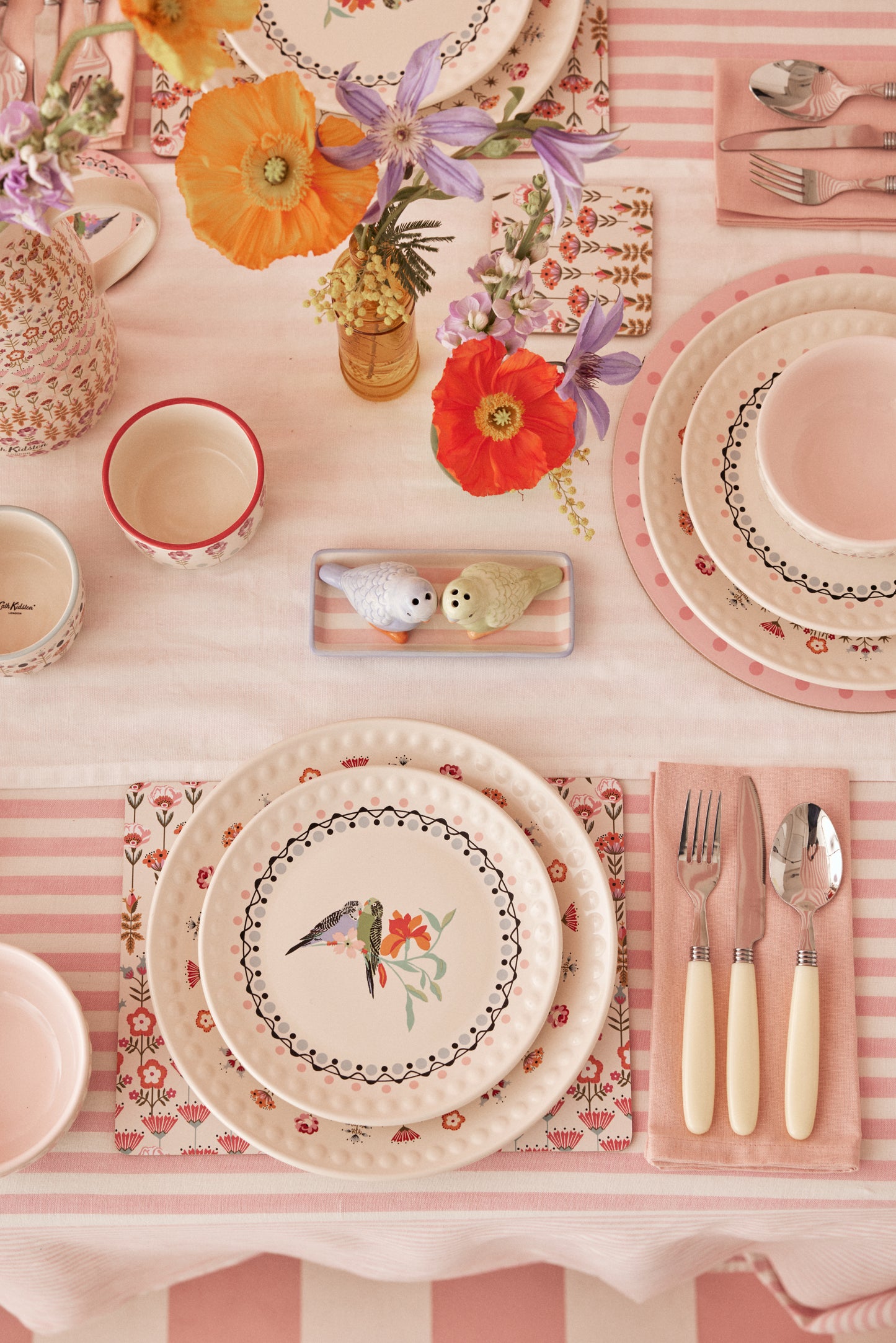 Cath Kidston Painted Table Rectangular Placemats (Set Of 4)