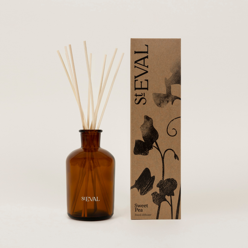 St Eval Reed Diffuser, Sweet Pea