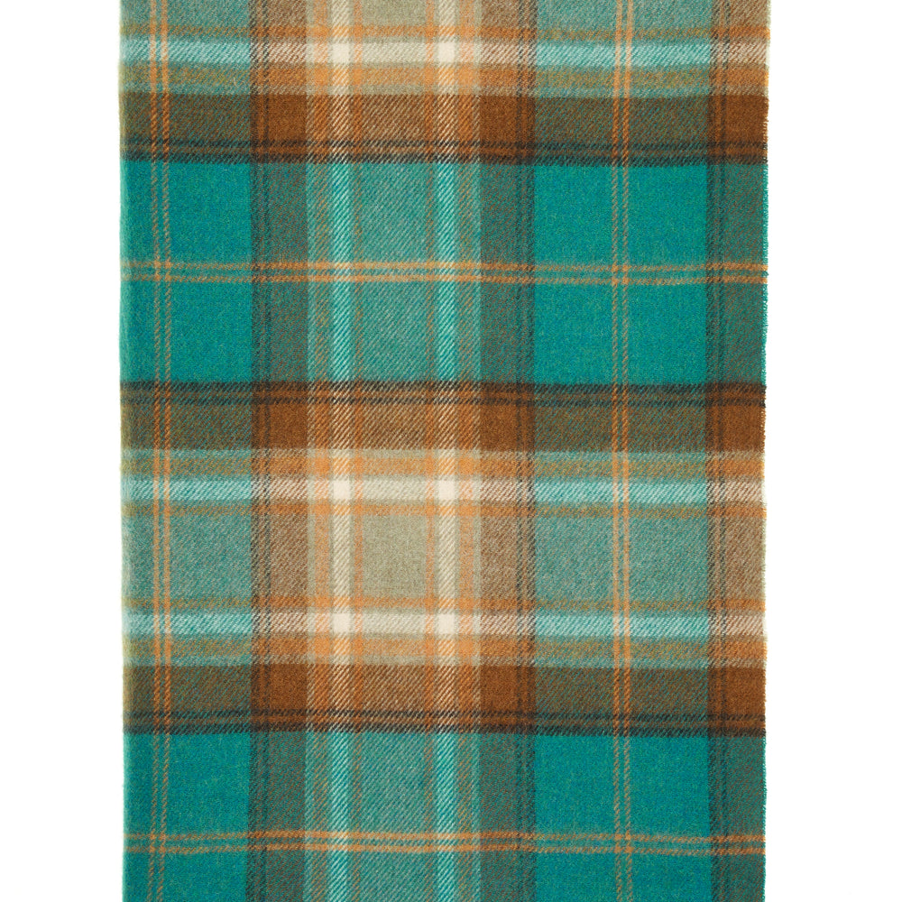 Bronte By Moon Winterton Merino Wool Throw, Jade