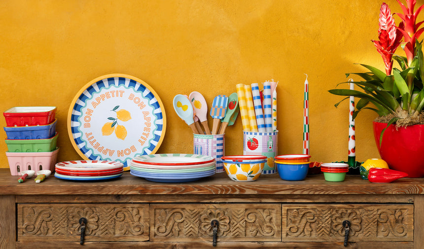 Talking Table Food Icons Silicone Stirring Spoon, Tomato