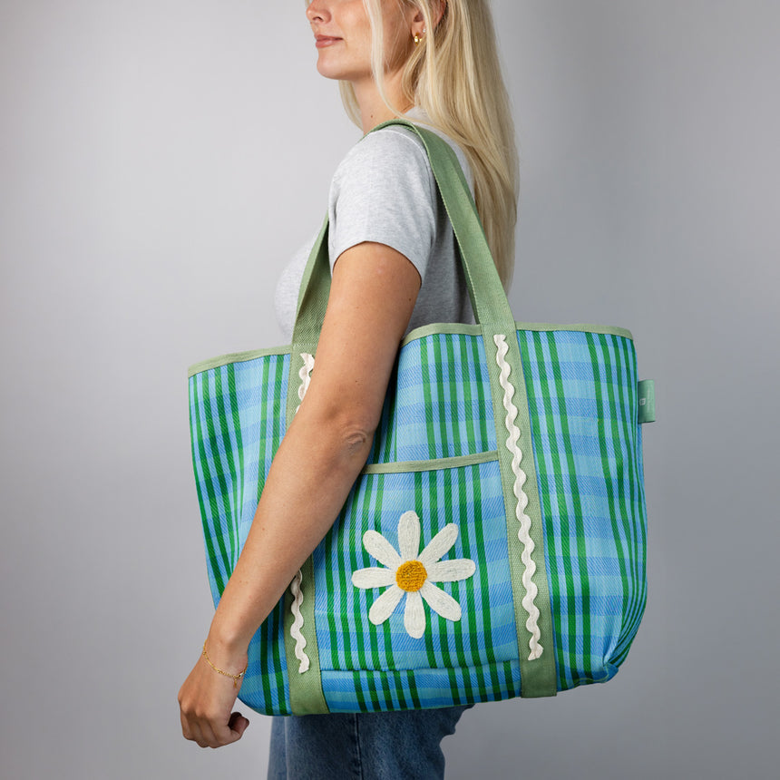 Bon Appetit Daisy Tote Bag (Recycled Plastic)