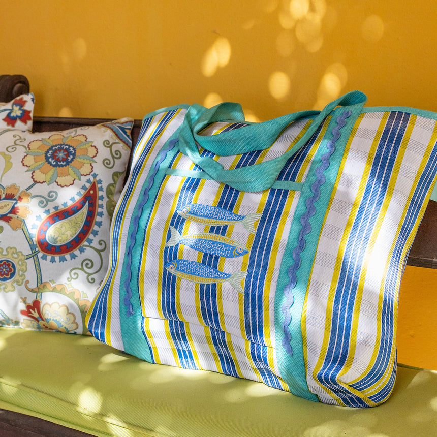 Bon Appetit Sardine Tote Bag (Recycled Plastic)