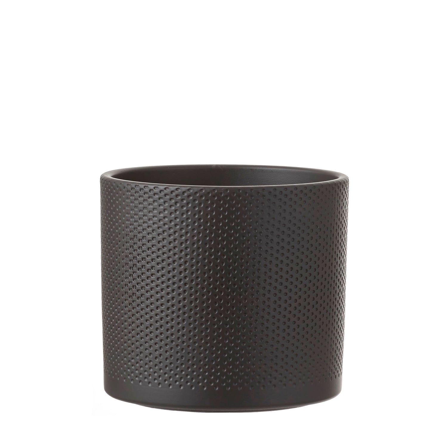 Turin Ceramic Plant Pot, Dark Grey