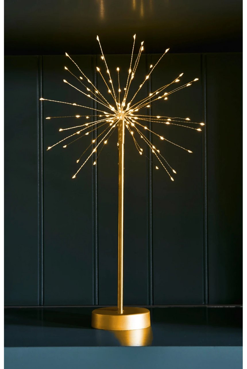 Table Starburst LED Fairy Light, Gold