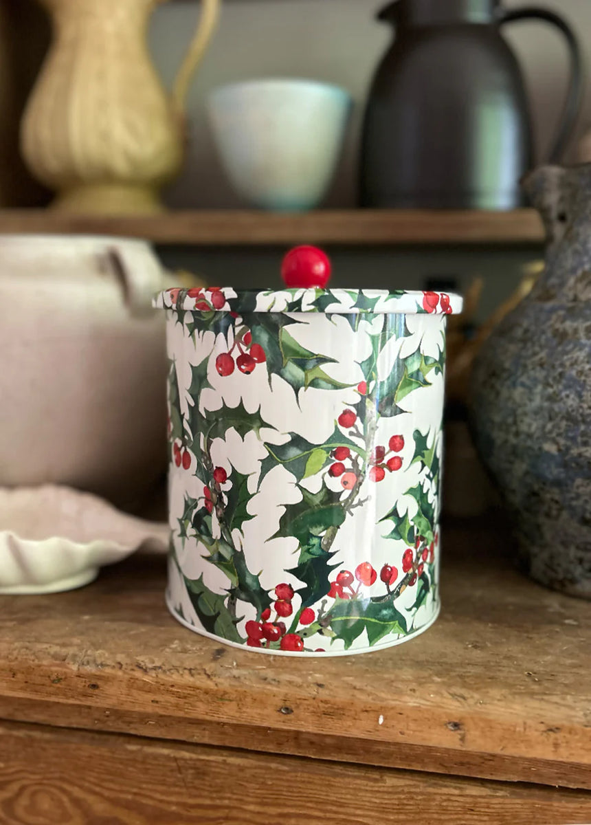 Emma Bridgewater Biscuit Barrel, Holly