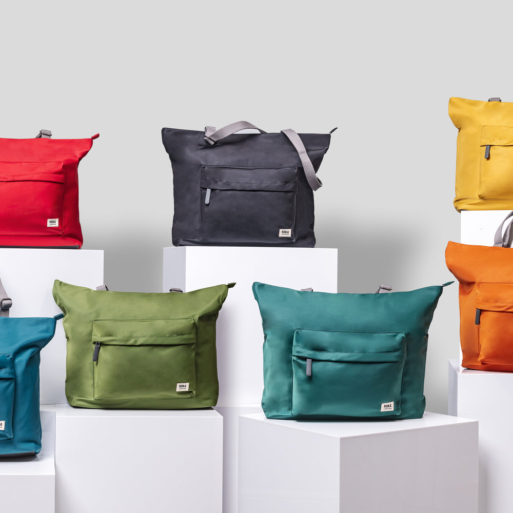Roka London Trafalgar B Tote Bag, Corn (Recycled Nylon )