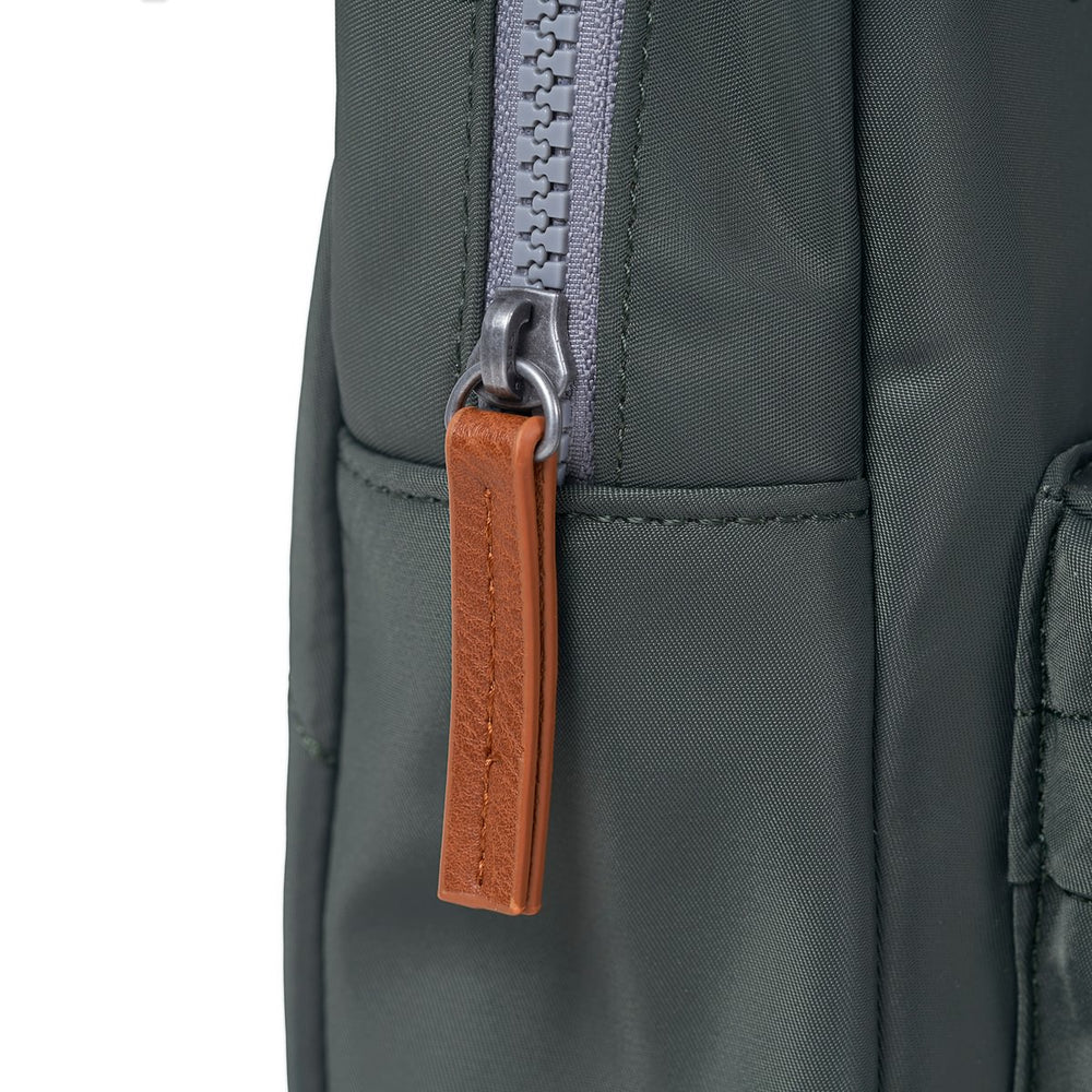 Roka London Willesden B Large Crossbody Bag, Thyme (Recycled Nylon)