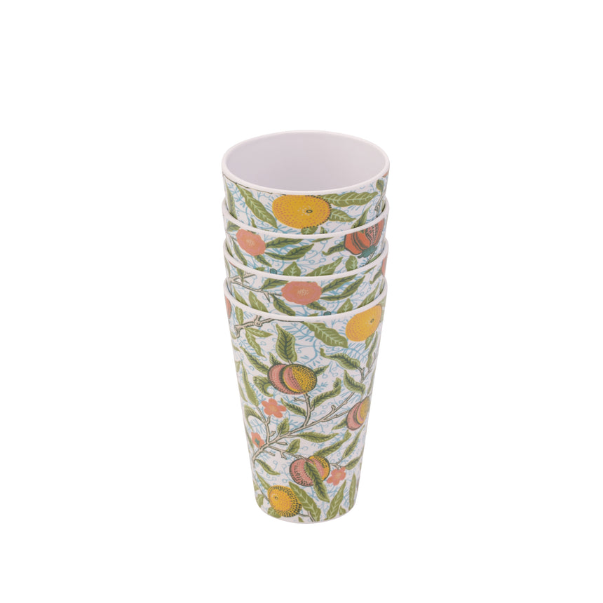 Willam Morris At Home Fruit Melamine Tumblers (Set Of 4)