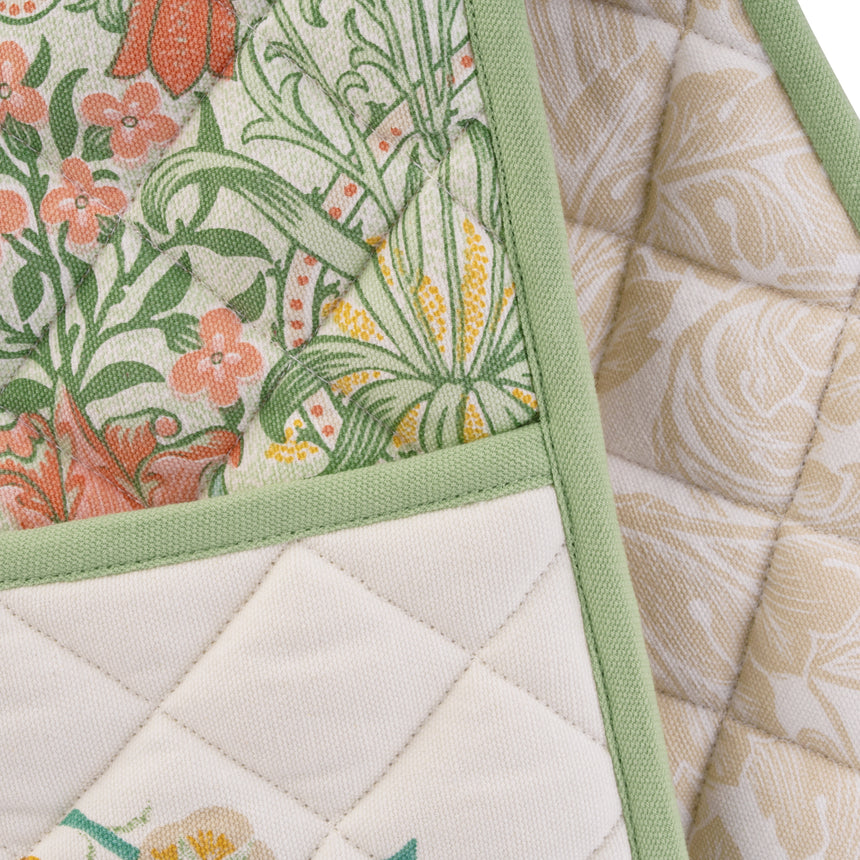 William Morris At Home Kitchen Garden Double Oven Glove