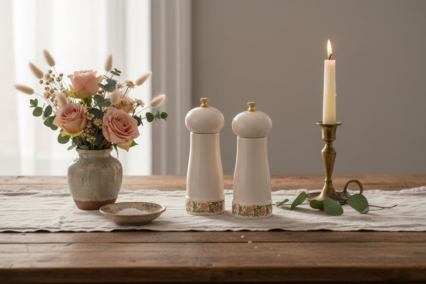 William Morris At Home Kitchen Garden Salt and Pepper Grinder Set