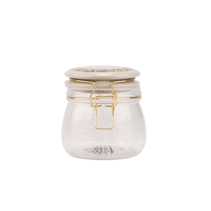 William Morris At Home Kitchen Garden Clip-Top Glass Storage Jar ( 500 ML )