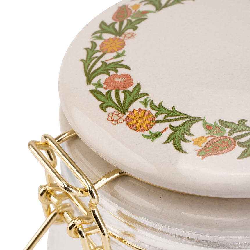 William Morris At Home Kitchen Garden Clip-Top Glass Storage Jar ( 500 ML )