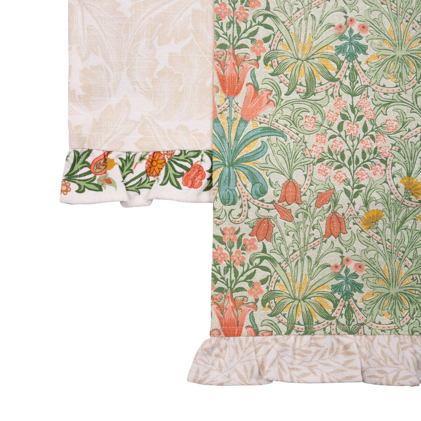 William Morris At Home Kitchen Garden Tea Towels, (Set Of 2)