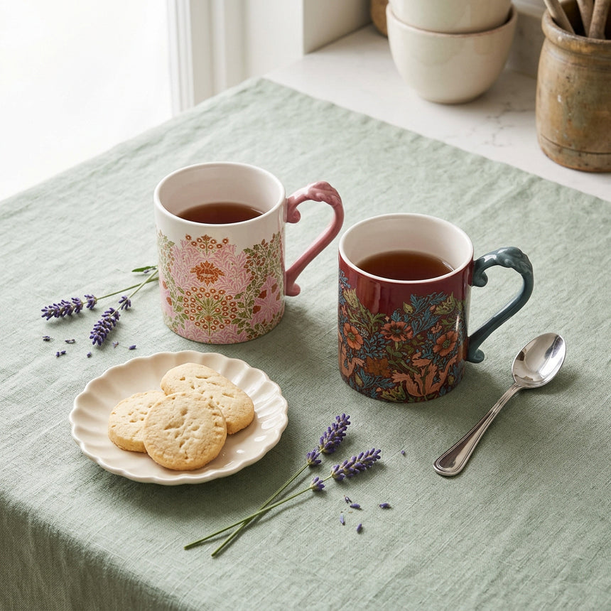 William Morris Oak & Willow Set Of 2 Mugs