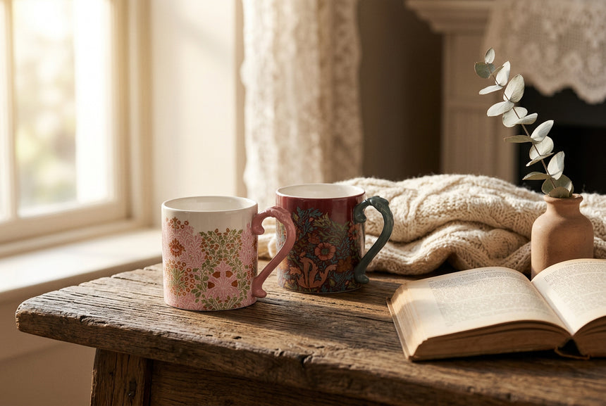 William Morris Oak & Willow Set Of 2 Mugs