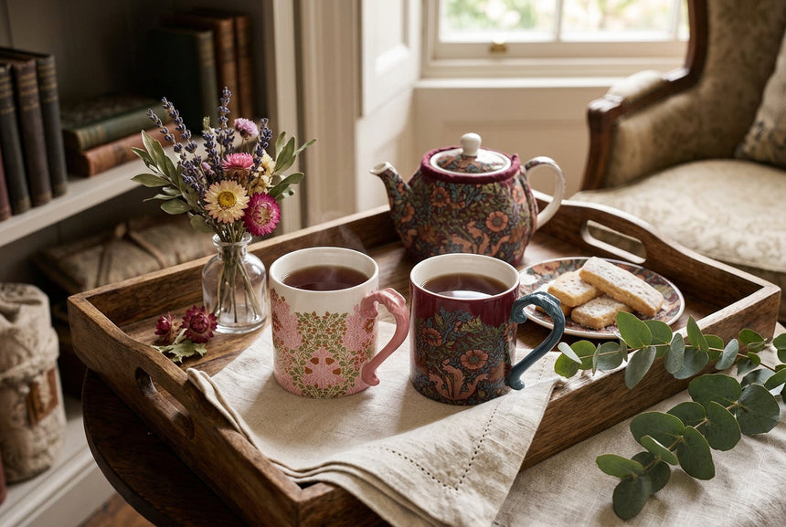 William Morris Oak & Willow Set Of 2 Mugs