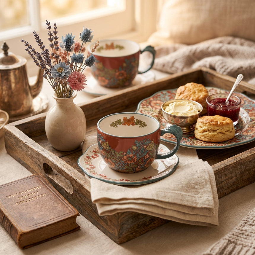 William Morris Oak & Willow Cup & Saucer Set