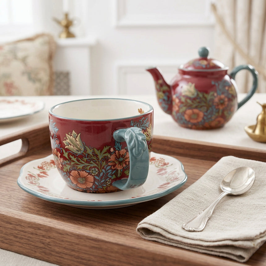 William Morris Oak & Willow Cup & Saucer Set