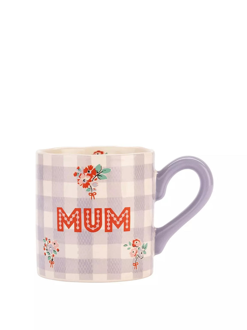 Cath Kidston Gingham Mum Shortie Mug