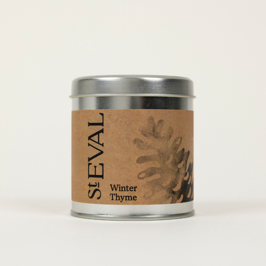 St Eval Winter Thyme Scented Tin Candle