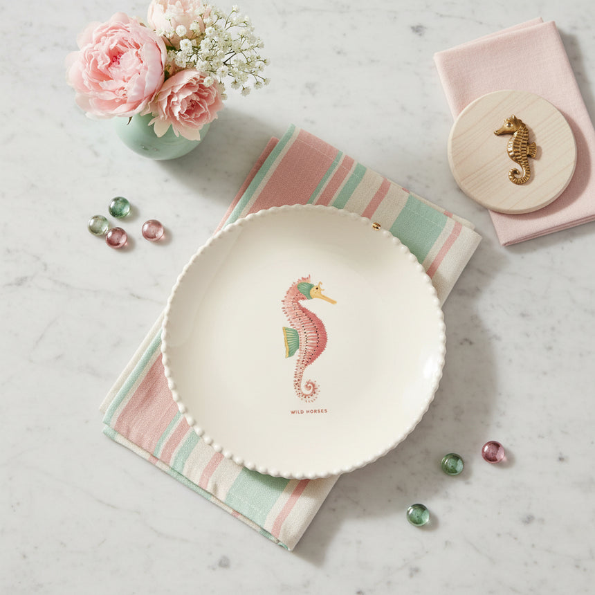 Yvonne Ellen Bobble Side Plate, Seahorse