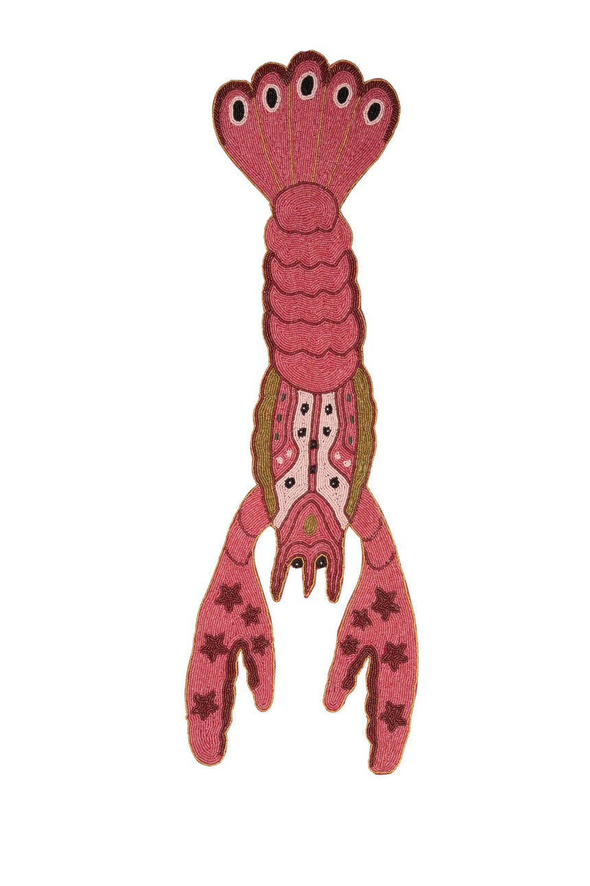 Yvonne Ellen Beaded Lobster Table Runner