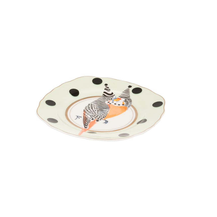 Yvonne Ellen Budgie Tea Plate