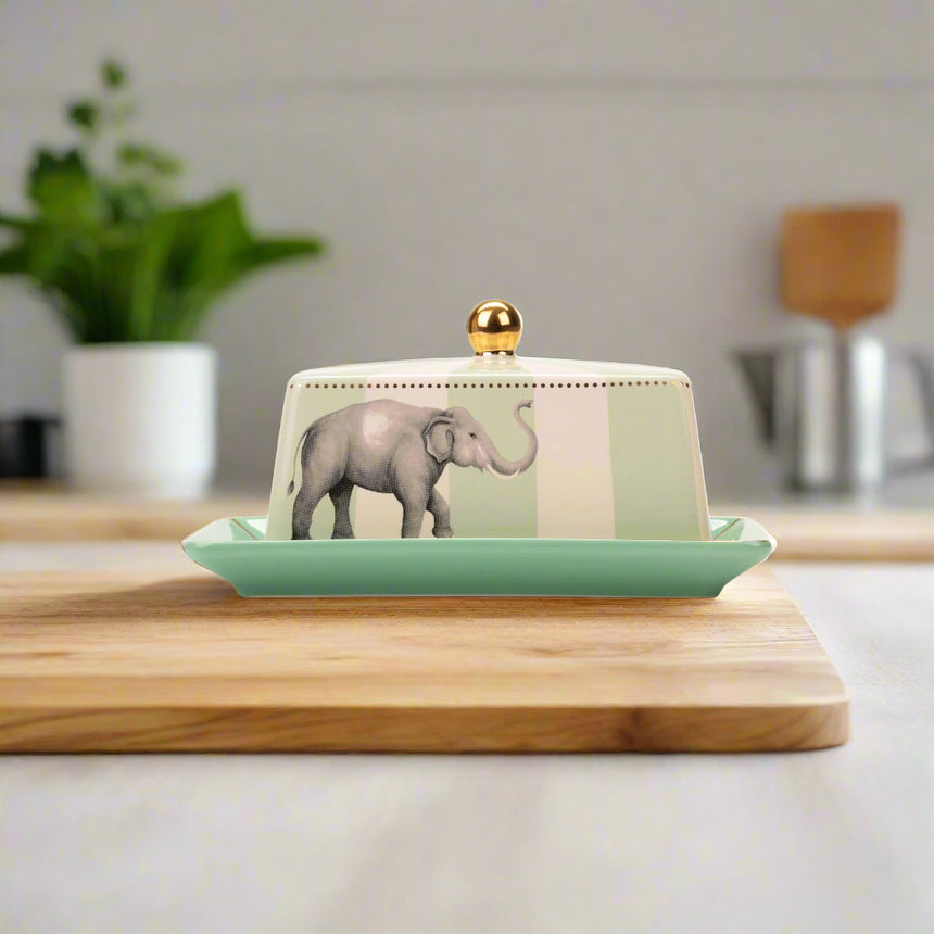 Yvonne Ellen Butter Dish, Elephant