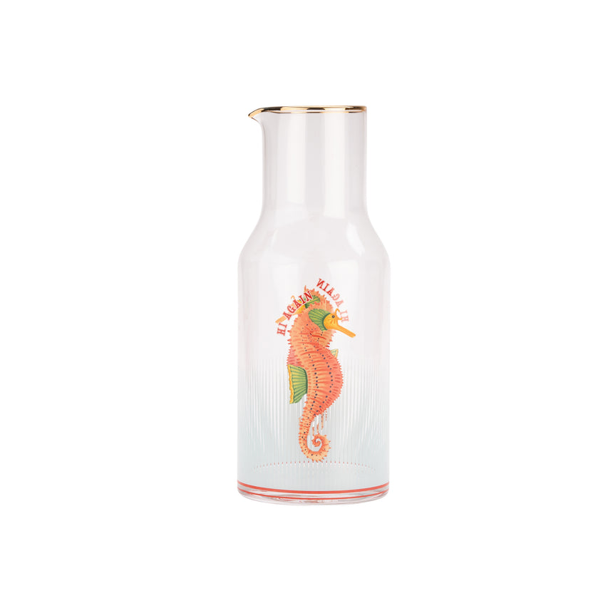 Yvonne Ellen Seahorse Glass Carafe