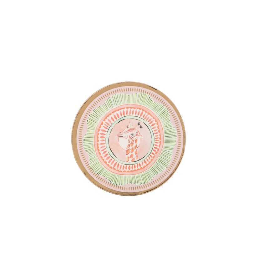 Yvonne Ellen Round Animals Coasters ( Set Of 4 )