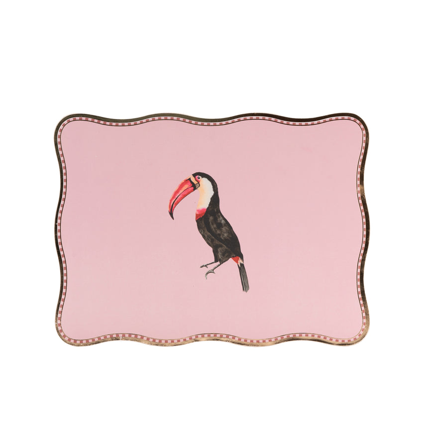 Yvonne Ellen Rectangular Birds Placemats, ( Set Of 4 )