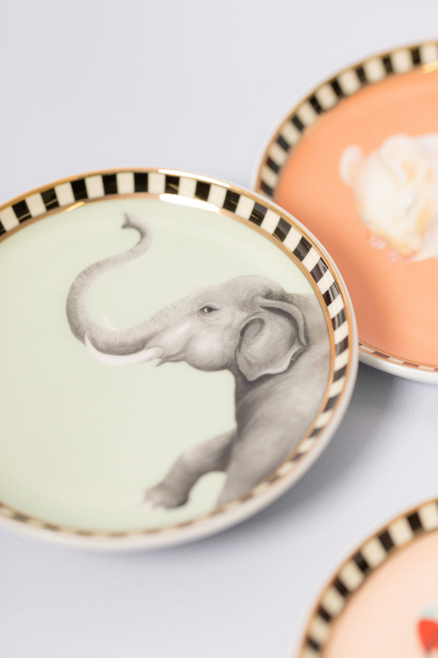 Yvonne Ellen Ceramic Coasters, Animals ( Set Of 4 )