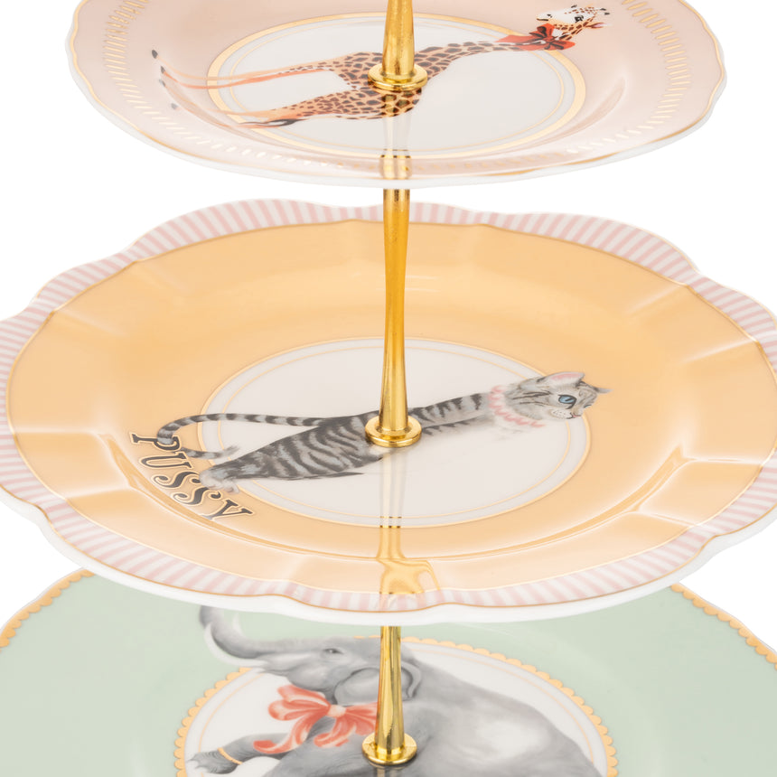 Yvonne Ellen Animal Three Tier  Cake Stand