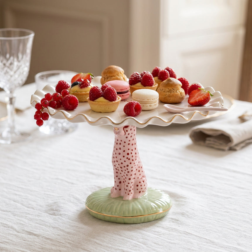 Yvonne Ellen Cheetah 3D Cake Stand