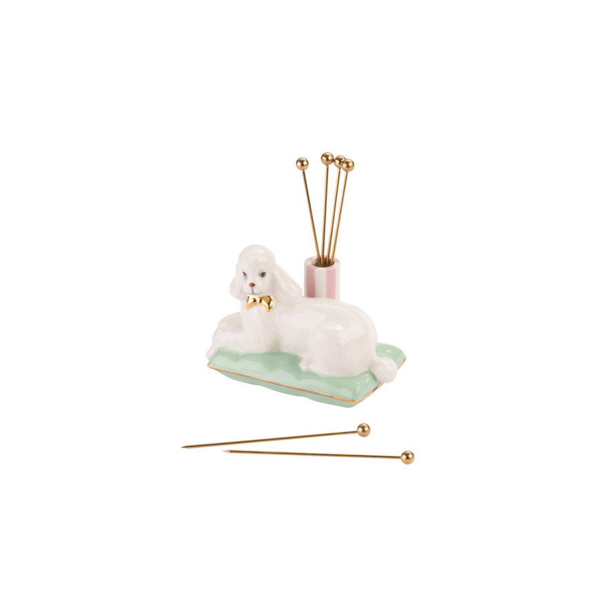 Yvonne Ellen Poodle Cocktail Pick Holder