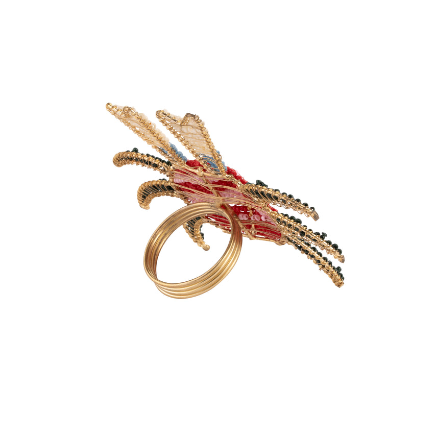 Yvonne Ellen Beaded Crab Napkin Rings