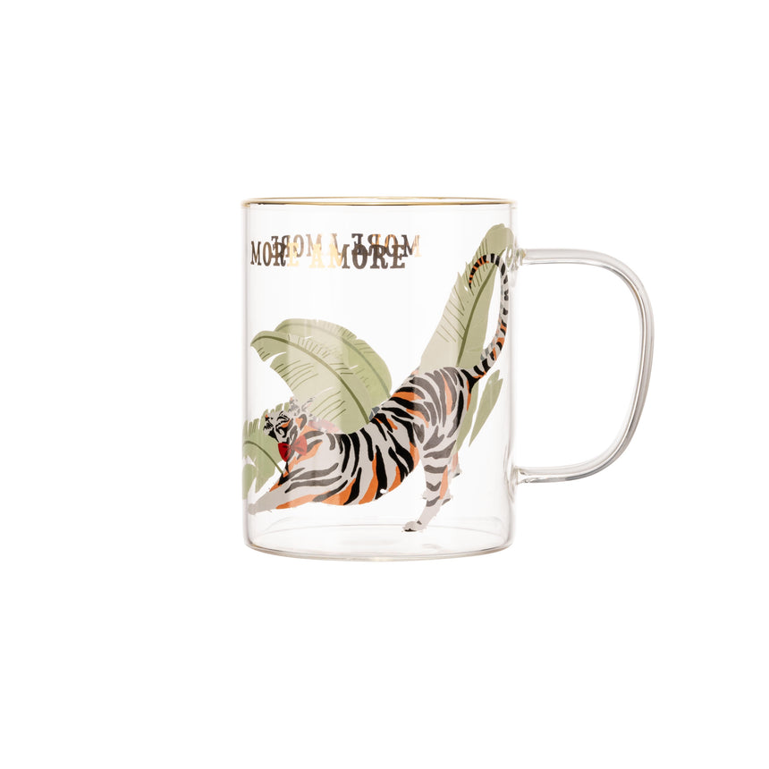 Yvonne Ellen Glass Mug, Tiger