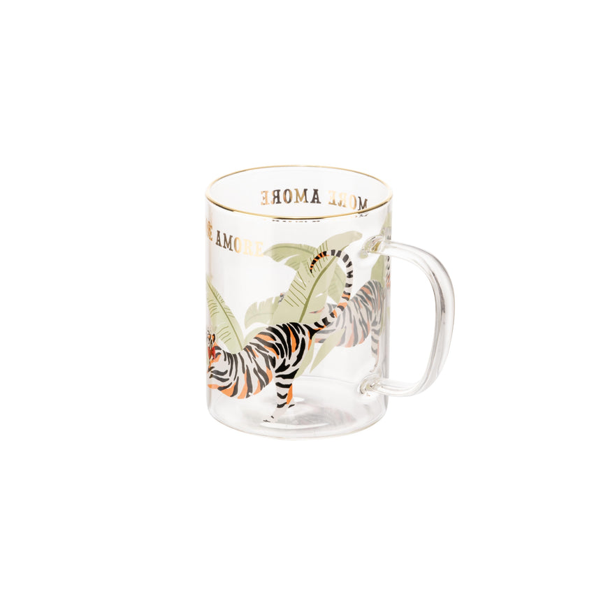 Yvonne Ellen Glass Mug, Tiger